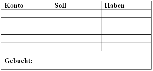 Belegorganisation - Kontierungsstempel