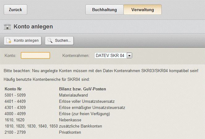 Collmex - Sachkonten anlegen und bearbeiten Collmex - Sachkonten anlegen und bearbeiten