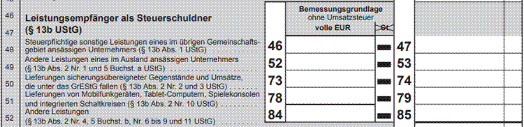 Leistungsempfänger als Steuerschuldner (§ 13b UStG) Leistungsempfänger als Steuerschuldner (§ 13b UStG)