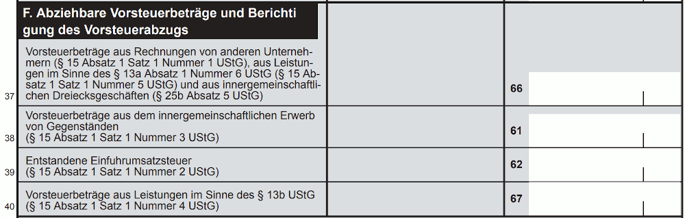 Umsatzsteuer-Voranmeldung 2023